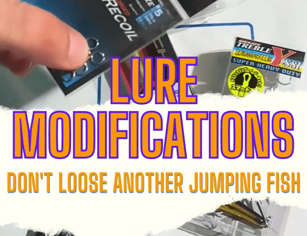 Lure modifications for jumping fish